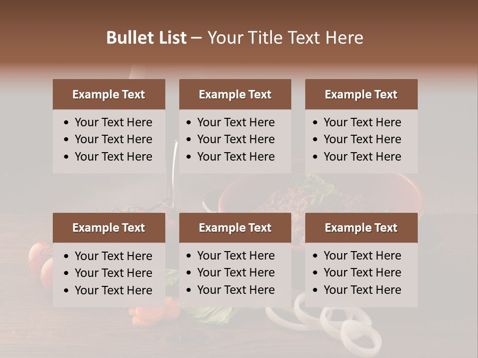 Chow Dough Dish PowerPoint Template