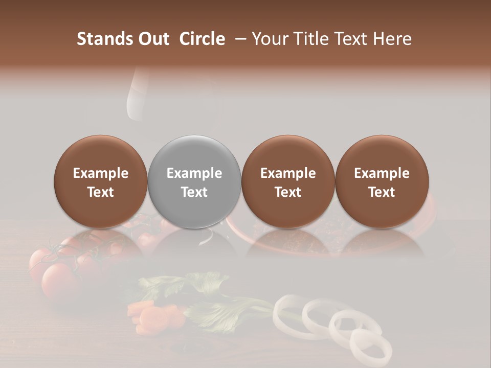 Chow Dough Dish PowerPoint Template