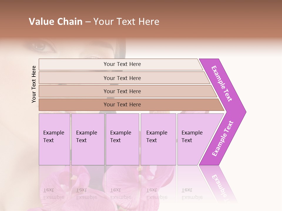 Female Close Up Face PowerPoint Template