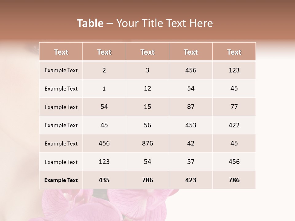 Female Close Up Face PowerPoint Template