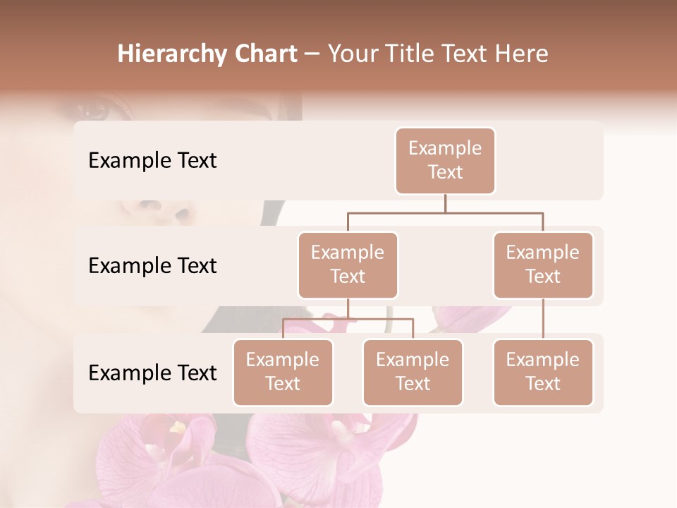 Female Close Up Face PowerPoint Template