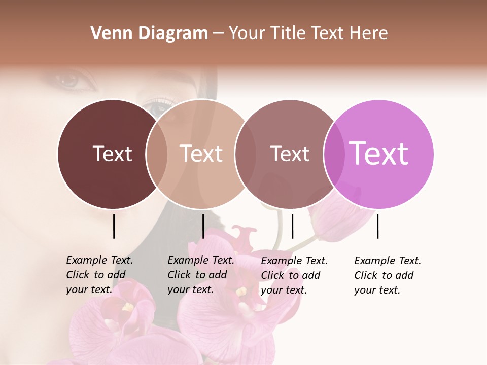 Female Close Up Face PowerPoint Template