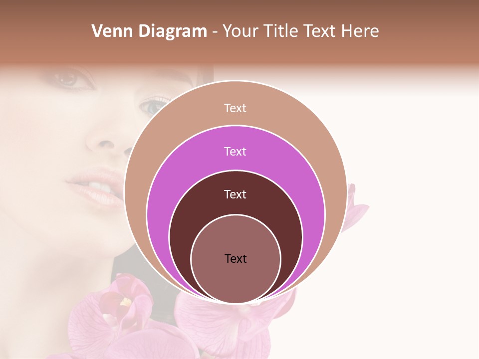 Female Close Up Face PowerPoint Template