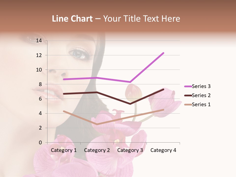 Female Close Up Face PowerPoint Template