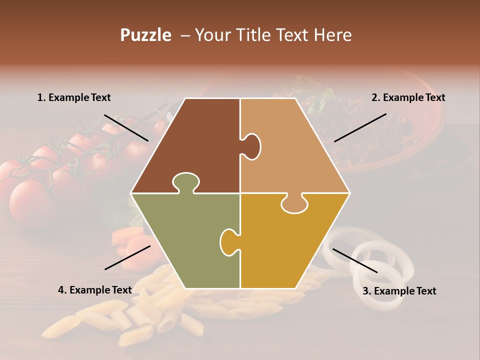 Meal Flat Dish PowerPoint Template