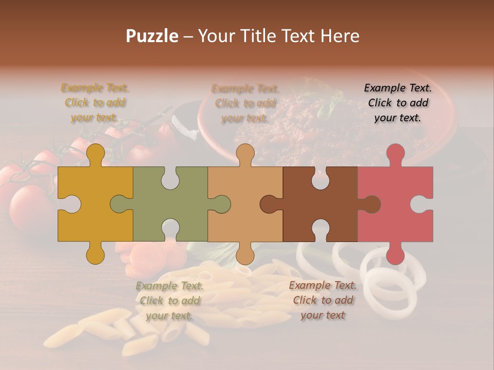 Meal Flat Dish PowerPoint Template