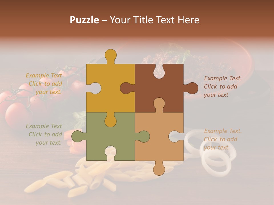 Meal Flat Dish PowerPoint Template