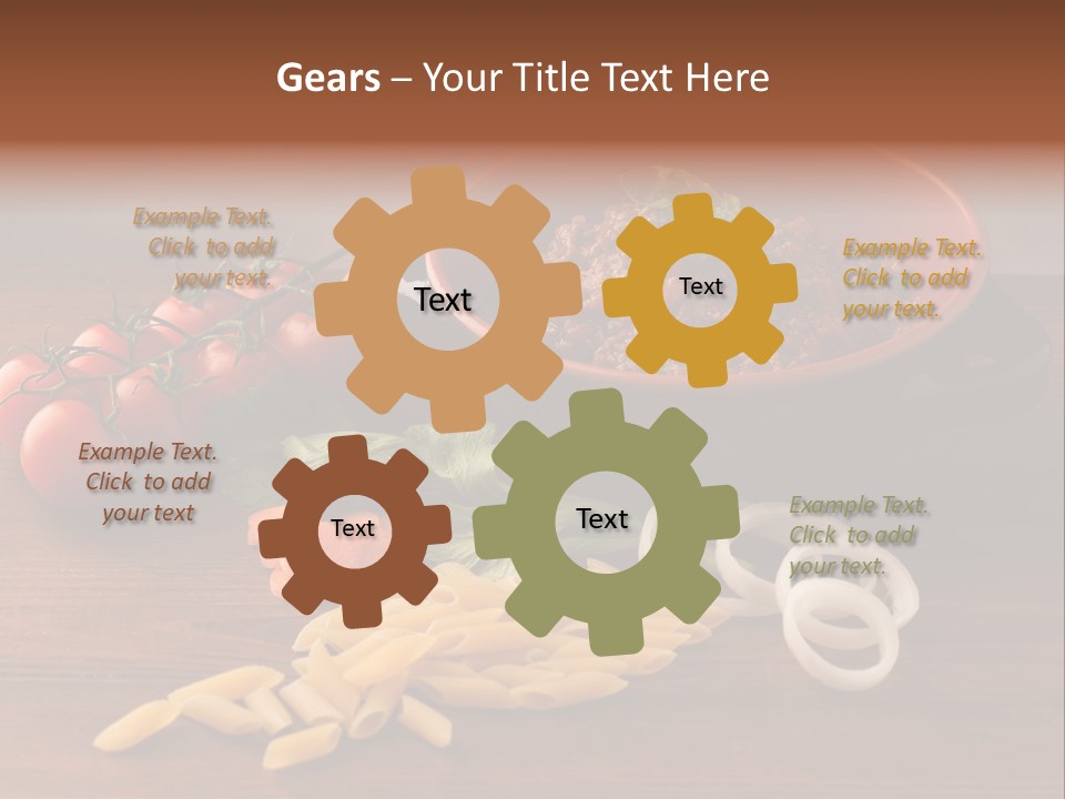 Meal Flat Dish PowerPoint Template