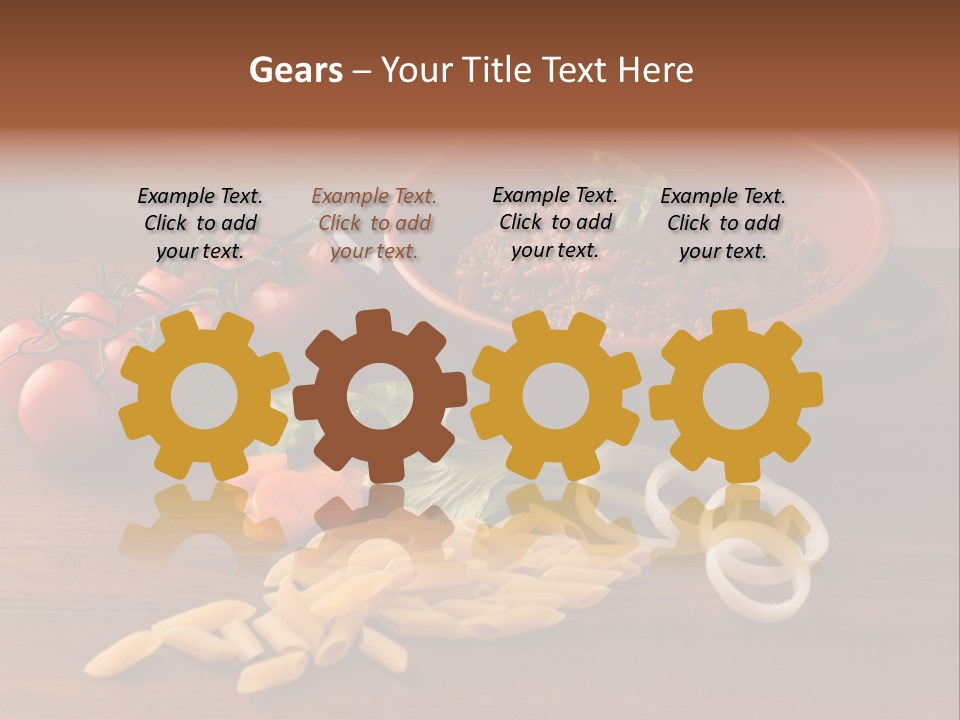 Meal Flat Dish PowerPoint Template