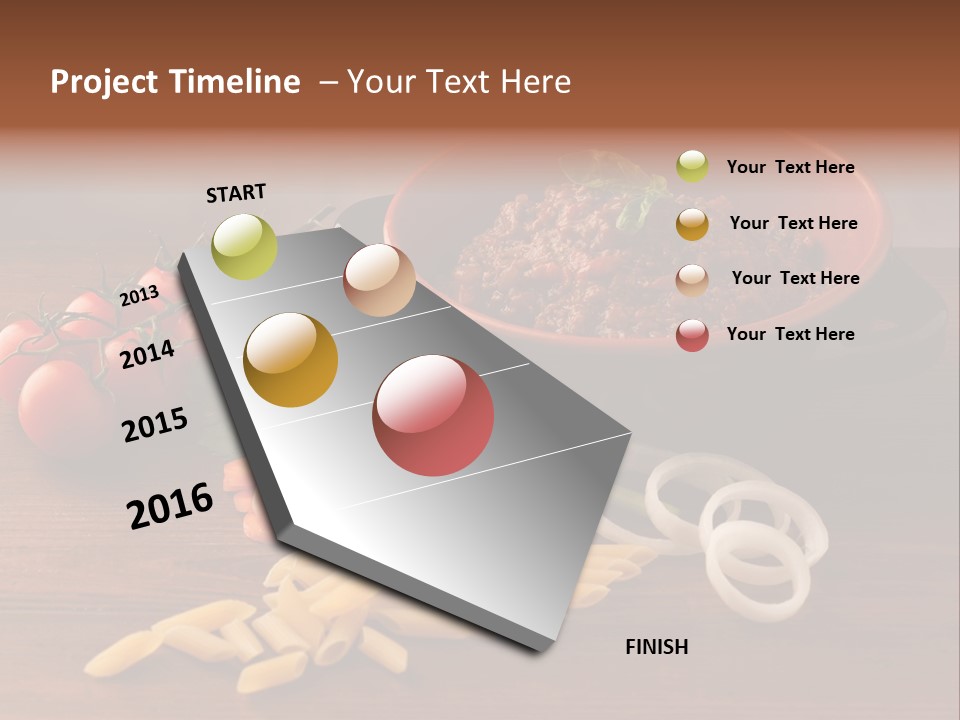 Meal Flat Dish PowerPoint Template