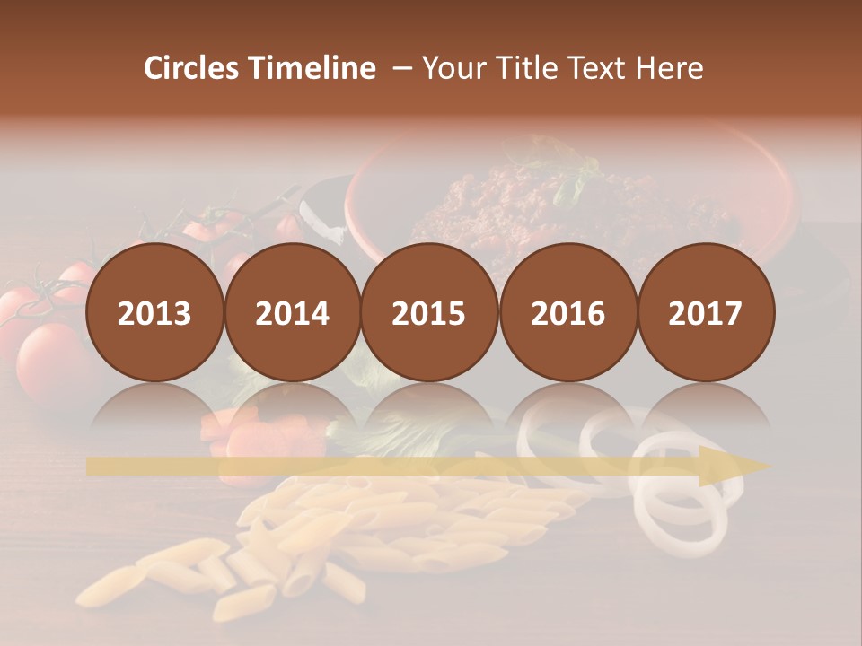 Meal Flat Dish PowerPoint Template