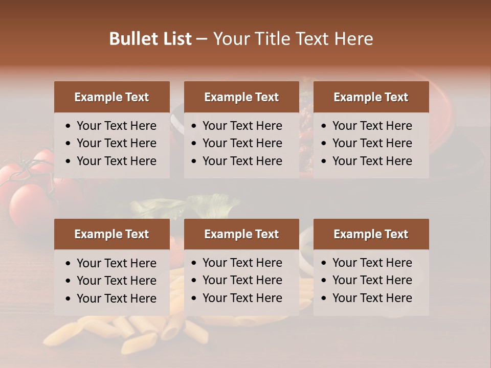 Meal Flat Dish PowerPoint Template