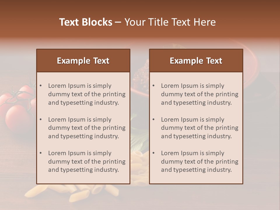 Meal Flat Dish PowerPoint Template