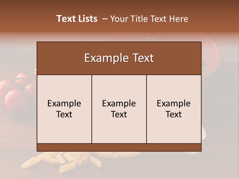 Meal Flat Dish PowerPoint Template