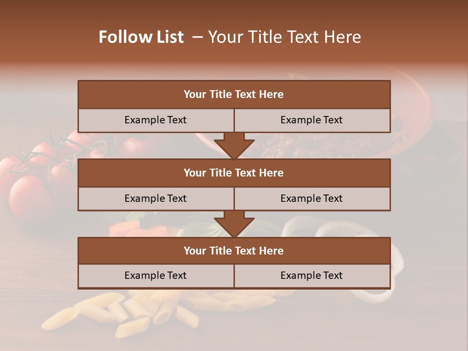 Meal Flat Dish PowerPoint Template