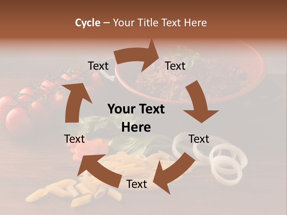 Meal Flat Dish PowerPoint Template