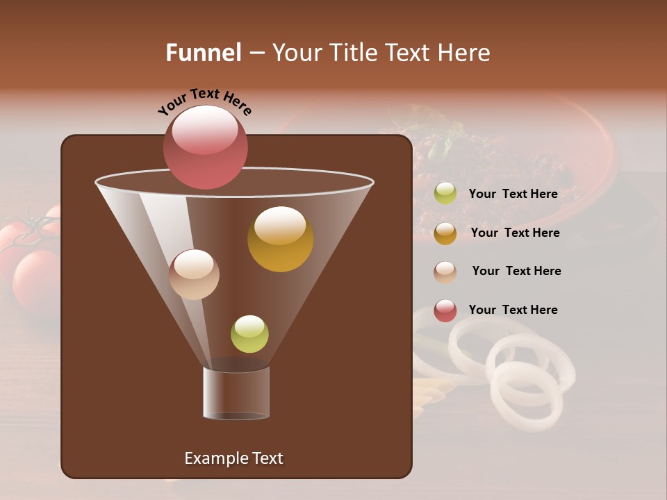 Meal Flat Dish PowerPoint Template