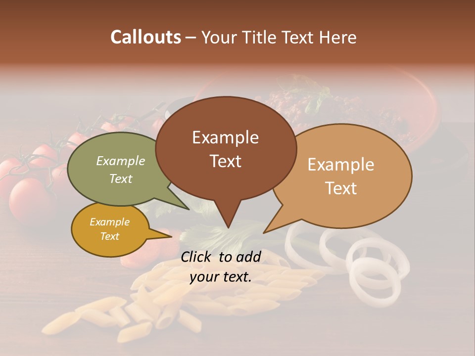 Meal Flat Dish PowerPoint Template
