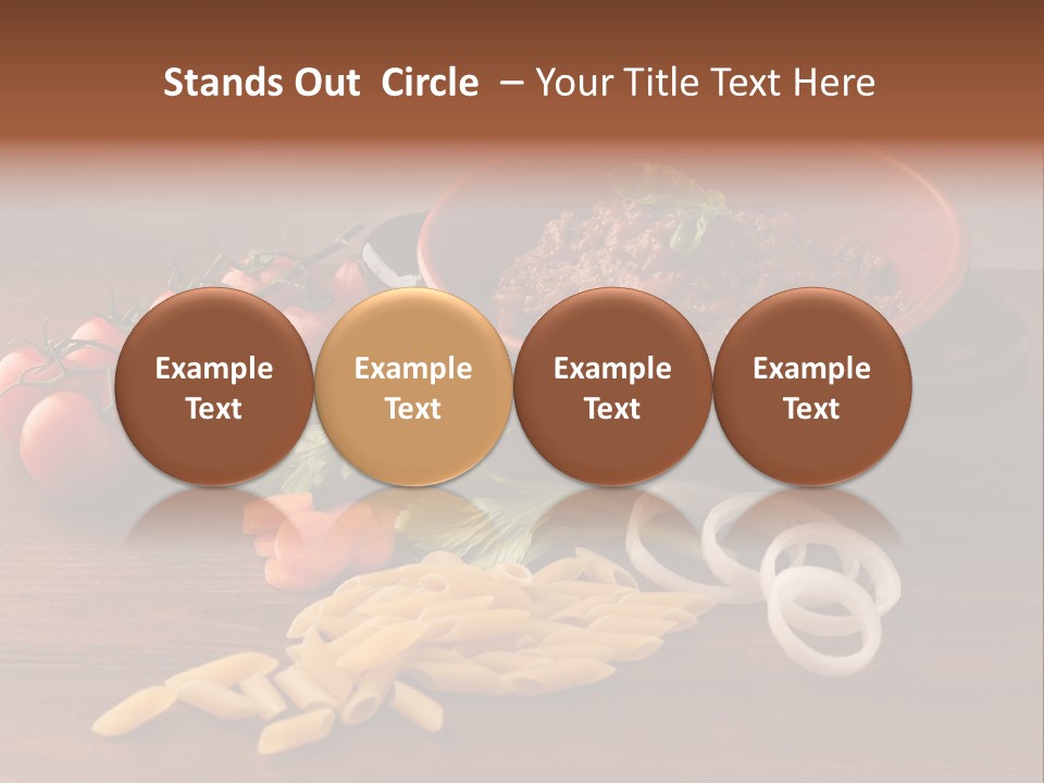 Meal Flat Dish PowerPoint Template