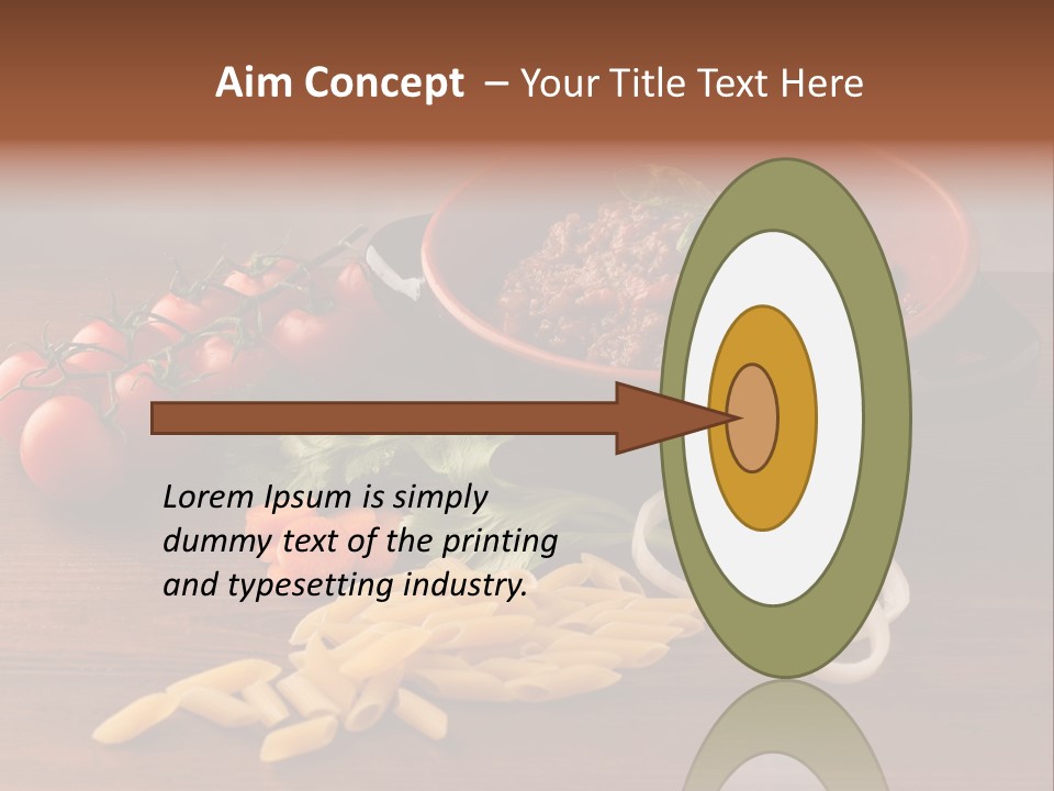 Meal Flat Dish PowerPoint Template