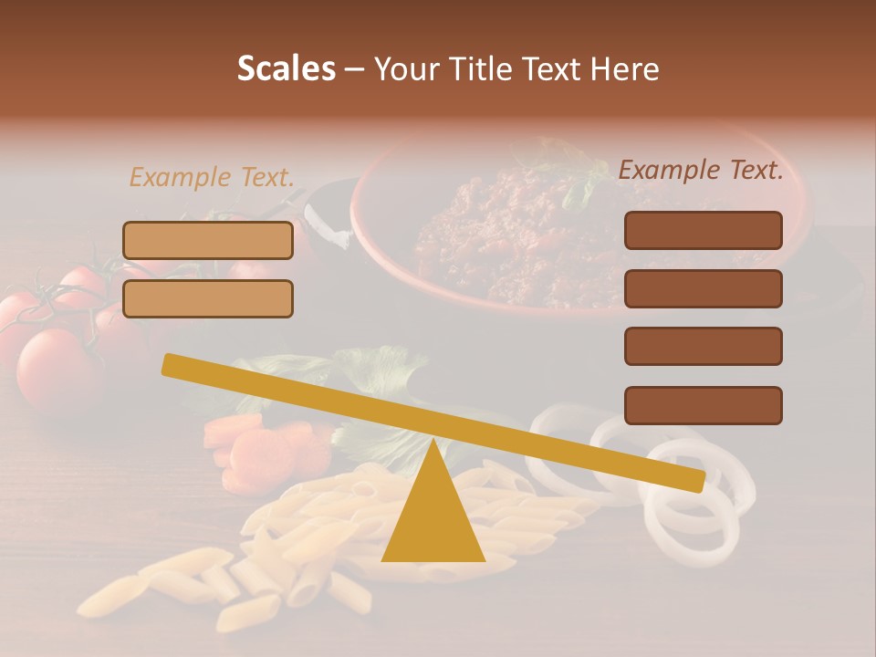 Meal Flat Dish PowerPoint Template