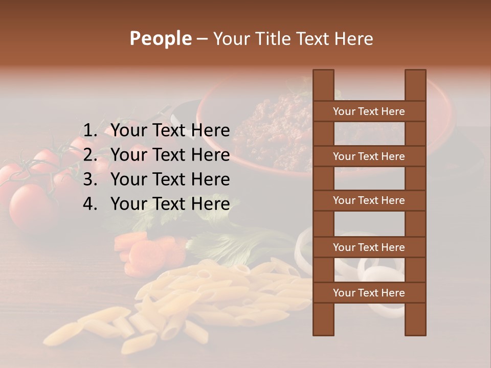 Meal Flat Dish PowerPoint Template