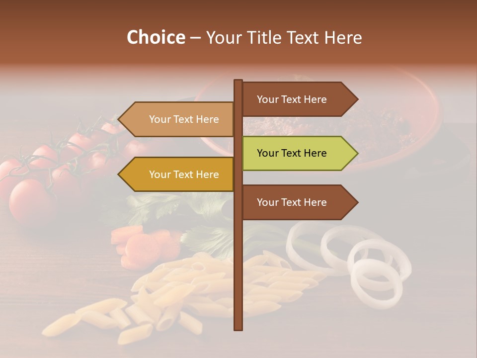 Meal Flat Dish PowerPoint Template