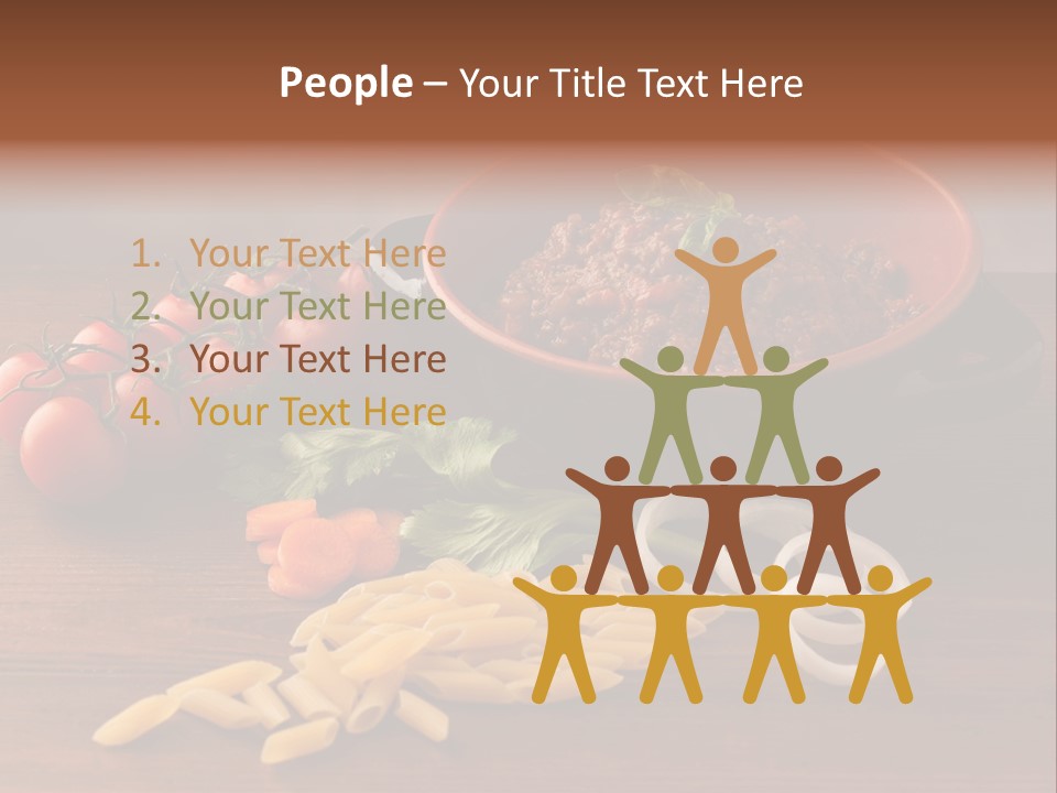 Meal Flat Dish PowerPoint Template