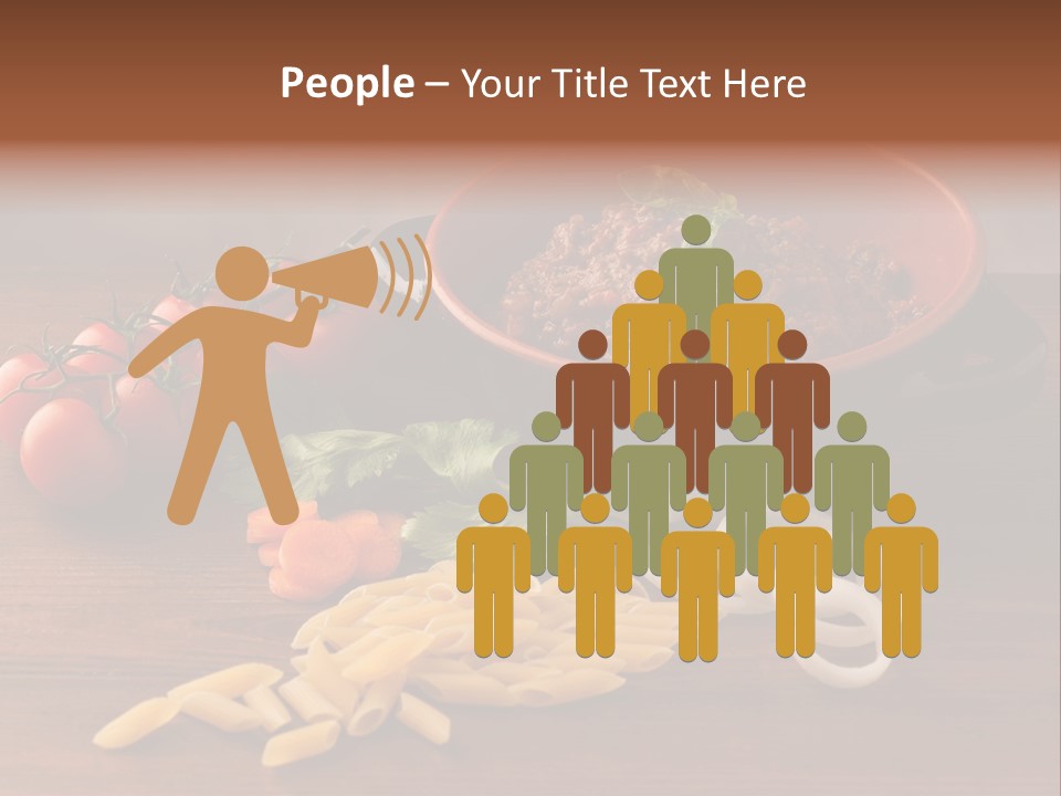 Meal Flat Dish PowerPoint Template