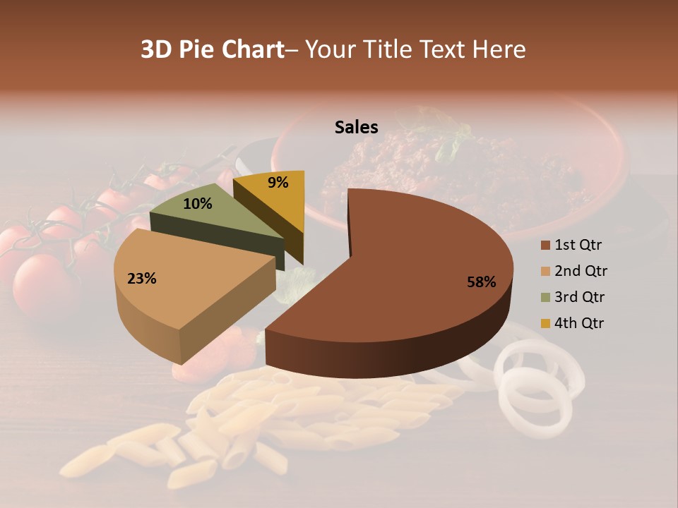 Meal Flat Dish PowerPoint Template