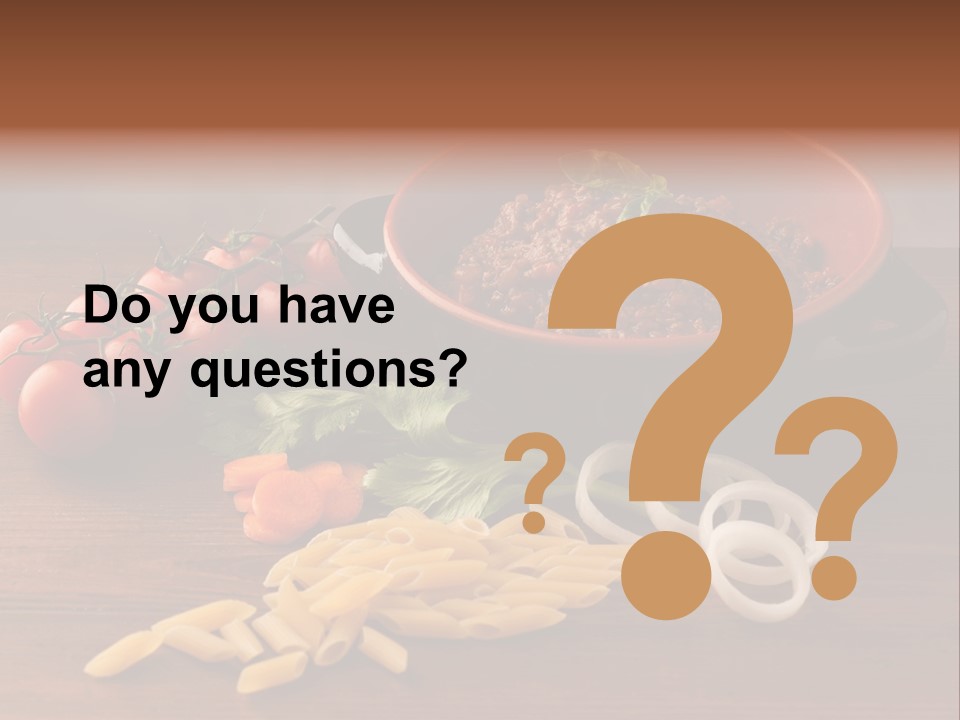 Meal Flat Dish PowerPoint Template