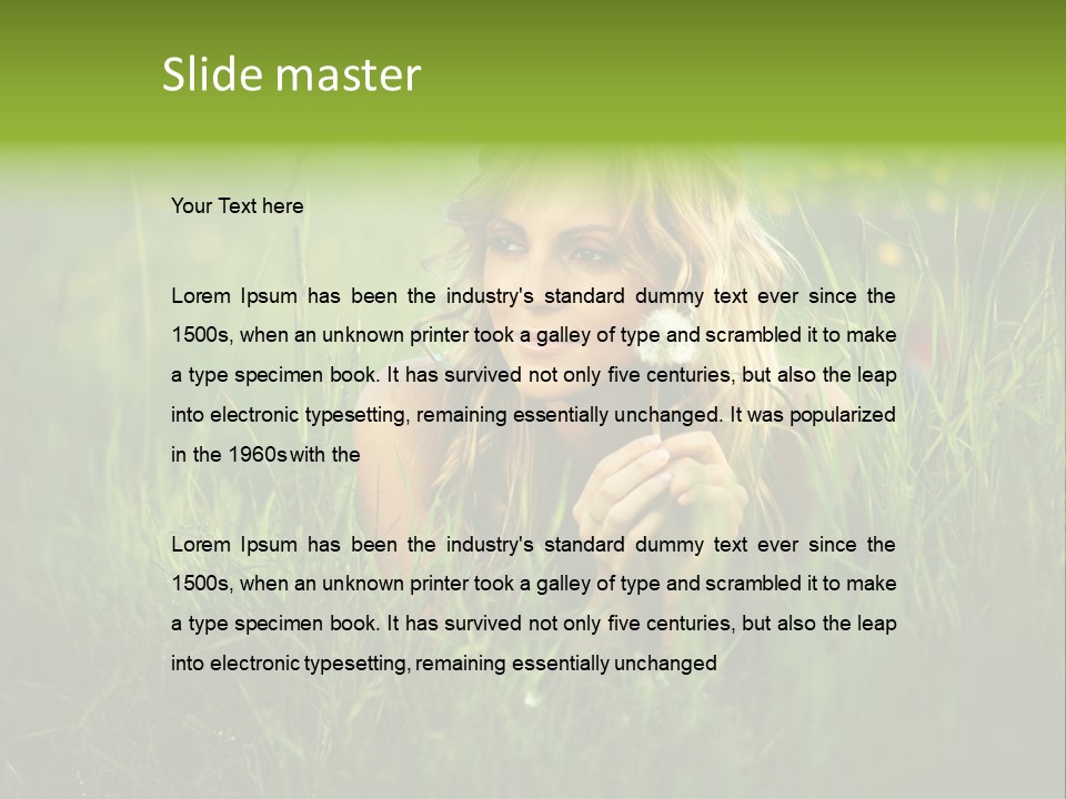 Year Plant Love PowerPoint Template