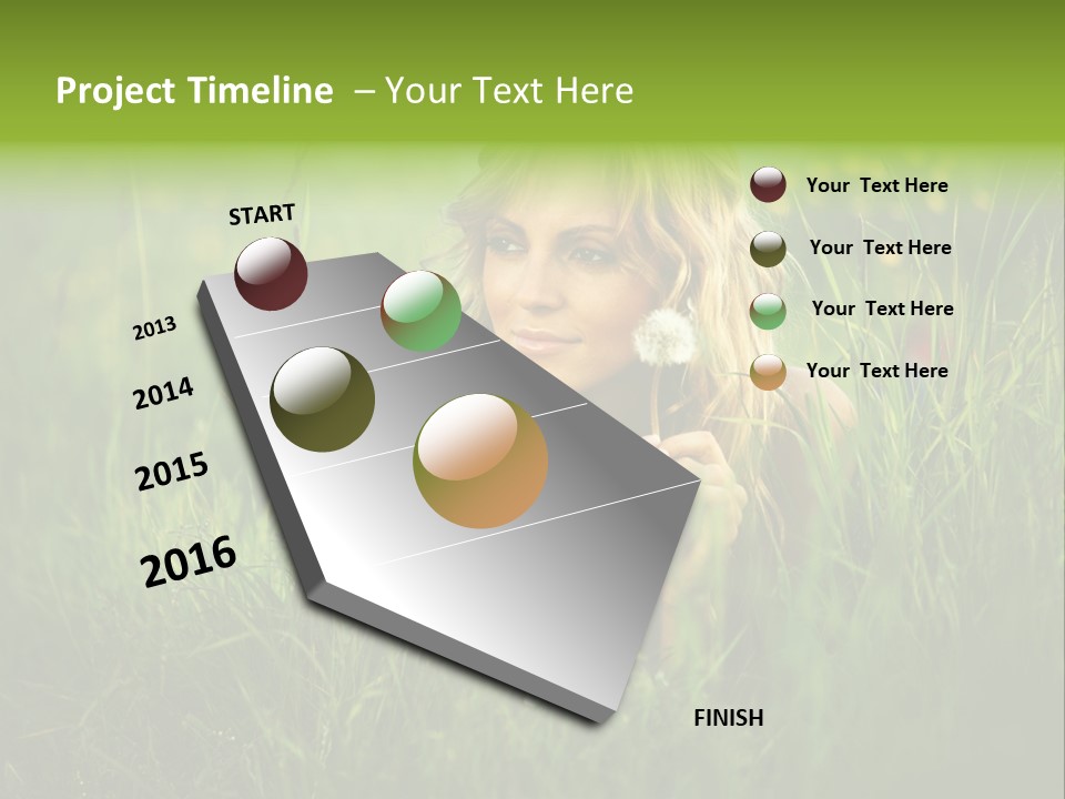 Year Plant Love PowerPoint Template