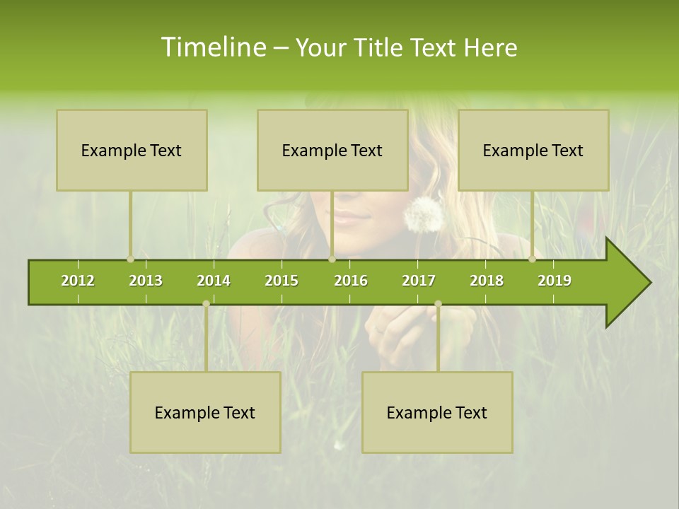 Year Plant Love PowerPoint Template