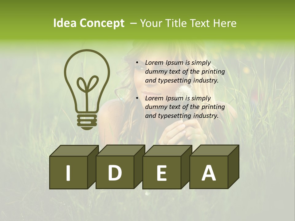 Year Plant Love PowerPoint Template