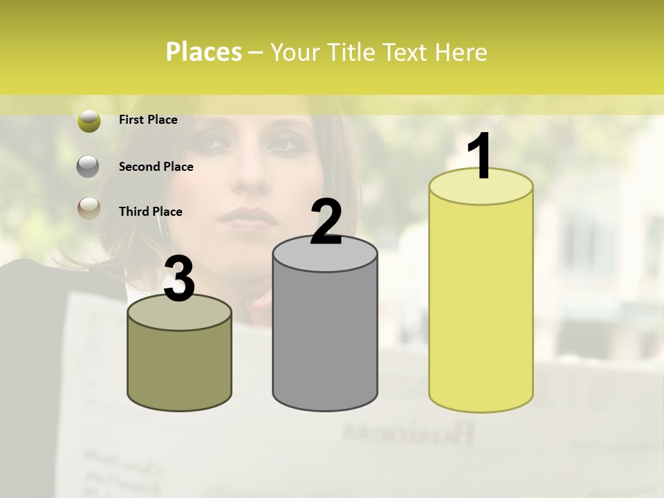 Tree Hair Confidence PowerPoint Template