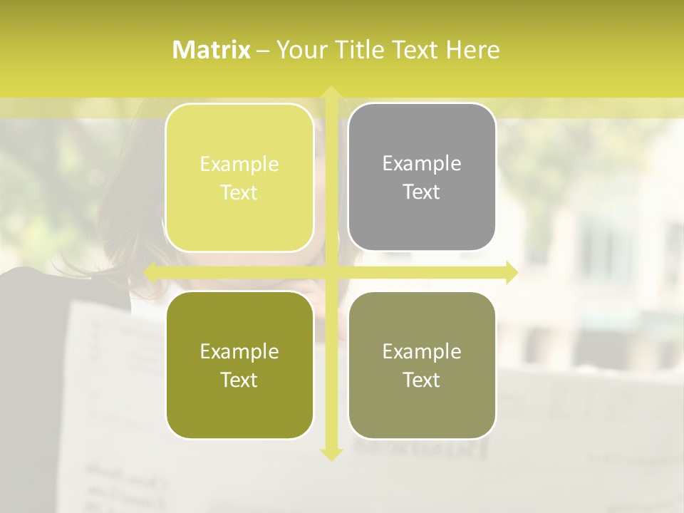 Tree Hair Confidence PowerPoint Template