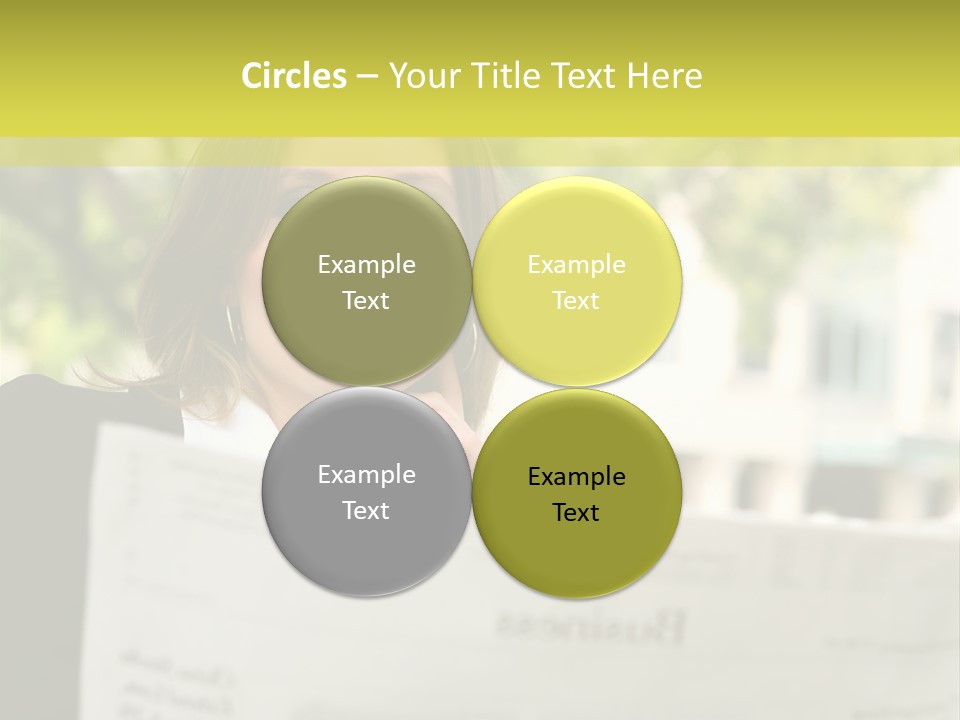 Tree Hair Confidence PowerPoint Template