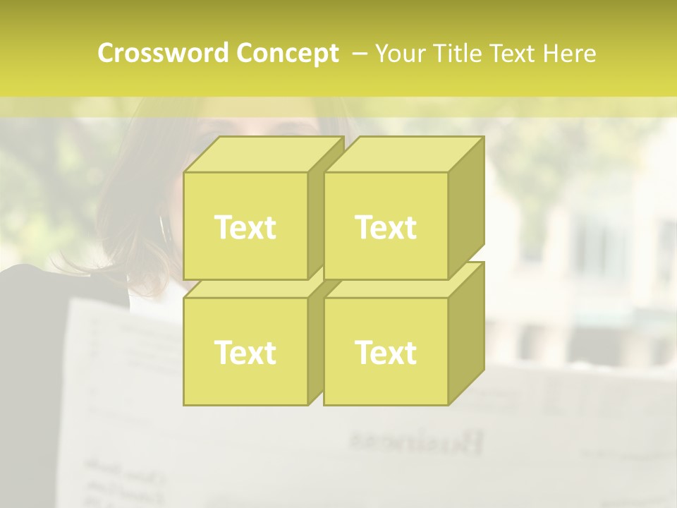 Tree Hair Confidence PowerPoint Template