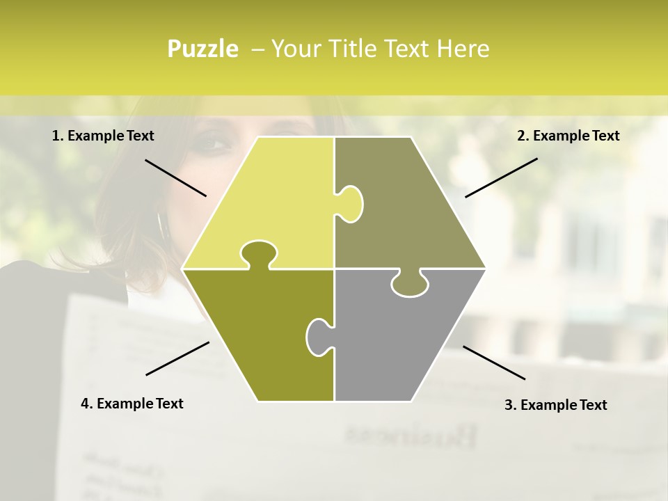 Tree Hair Confidence PowerPoint Template
