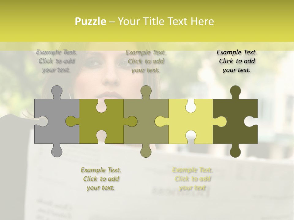 Tree Hair Confidence PowerPoint Template