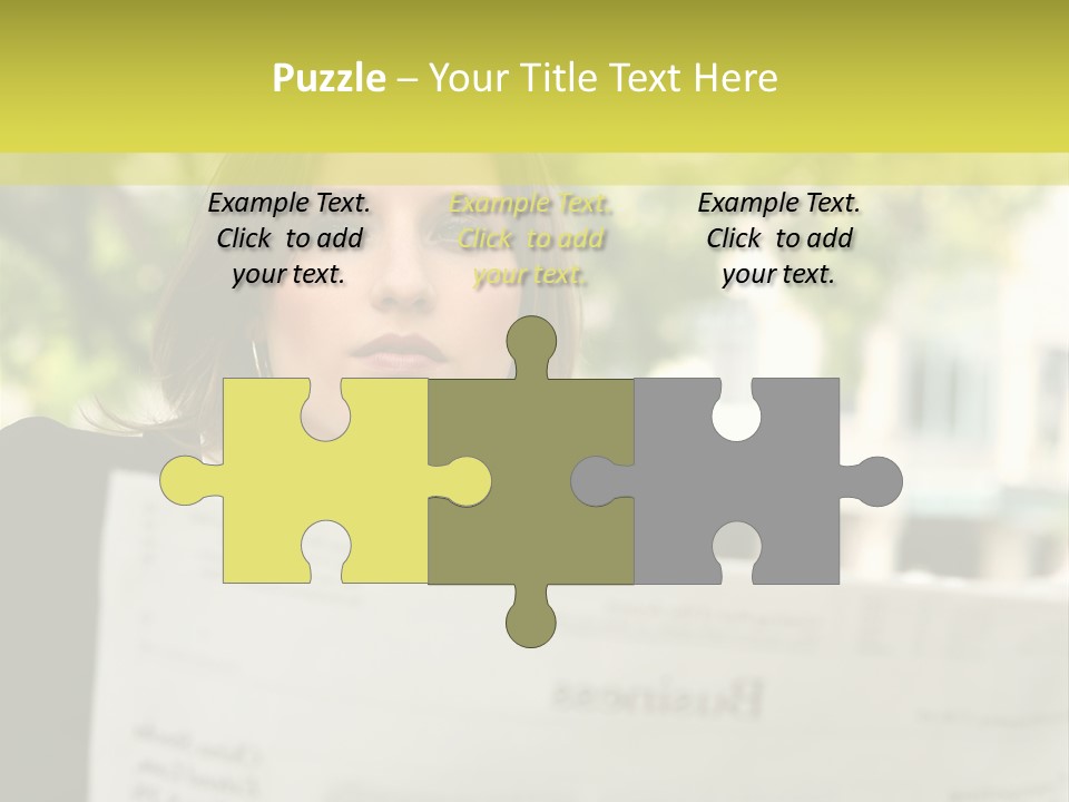 Tree Hair Confidence PowerPoint Template