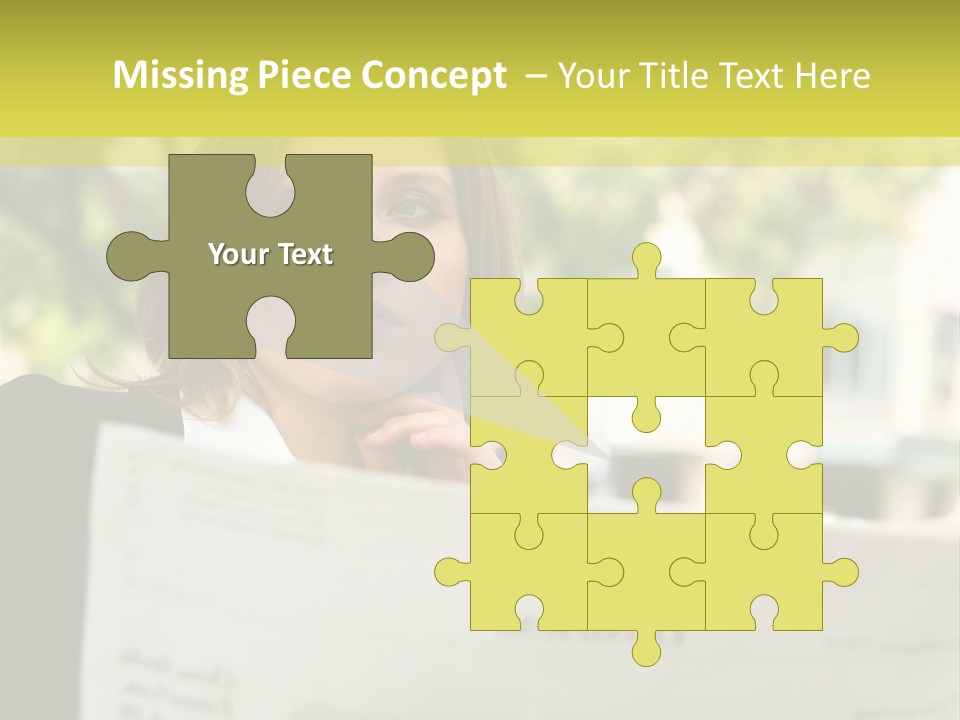 Tree Hair Confidence PowerPoint Template