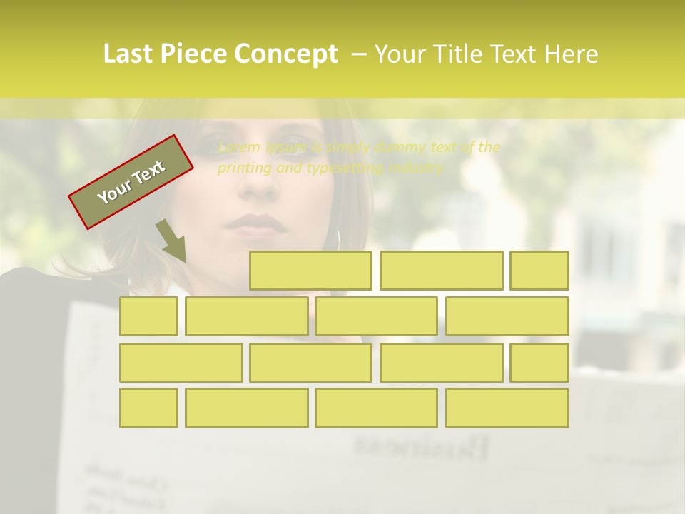 Tree Hair Confidence PowerPoint Template