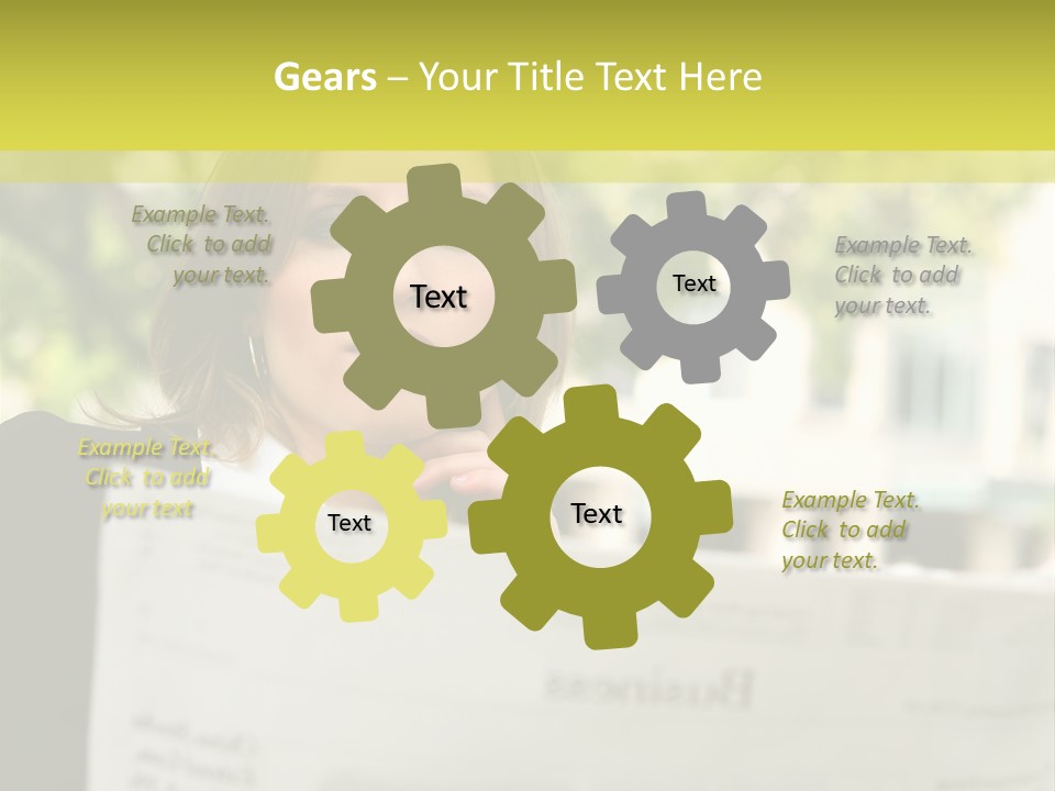 Tree Hair Confidence PowerPoint Template