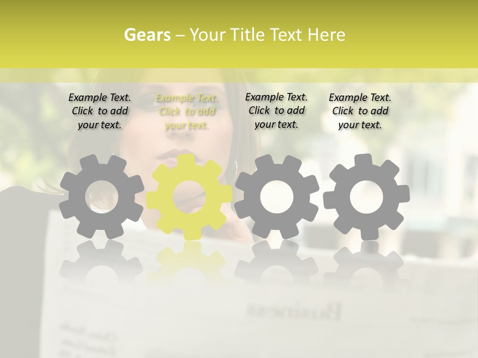 Tree Hair Confidence PowerPoint Template