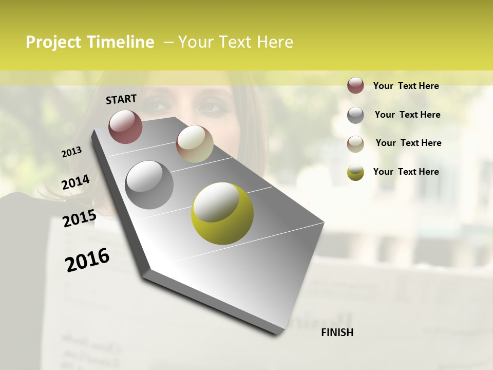 Tree Hair Confidence PowerPoint Template