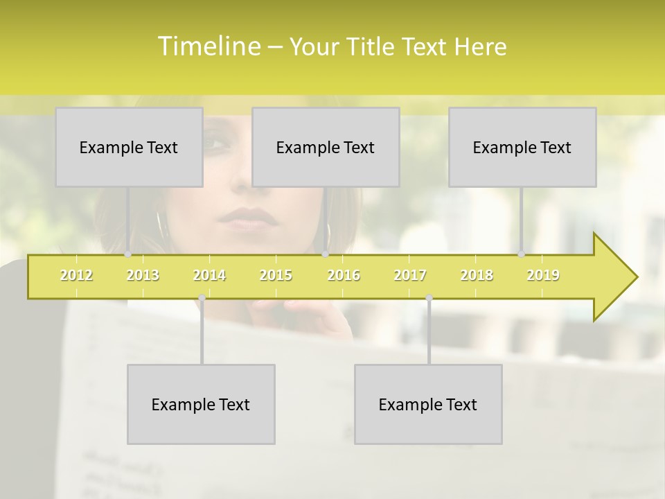 Tree Hair Confidence PowerPoint Template