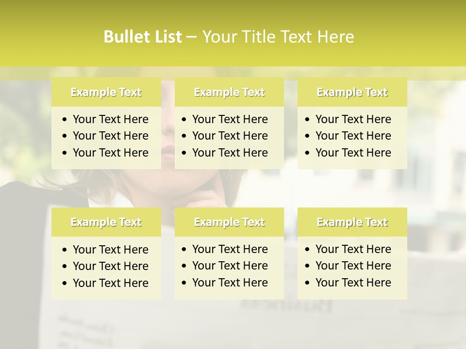 Tree Hair Confidence PowerPoint Template
