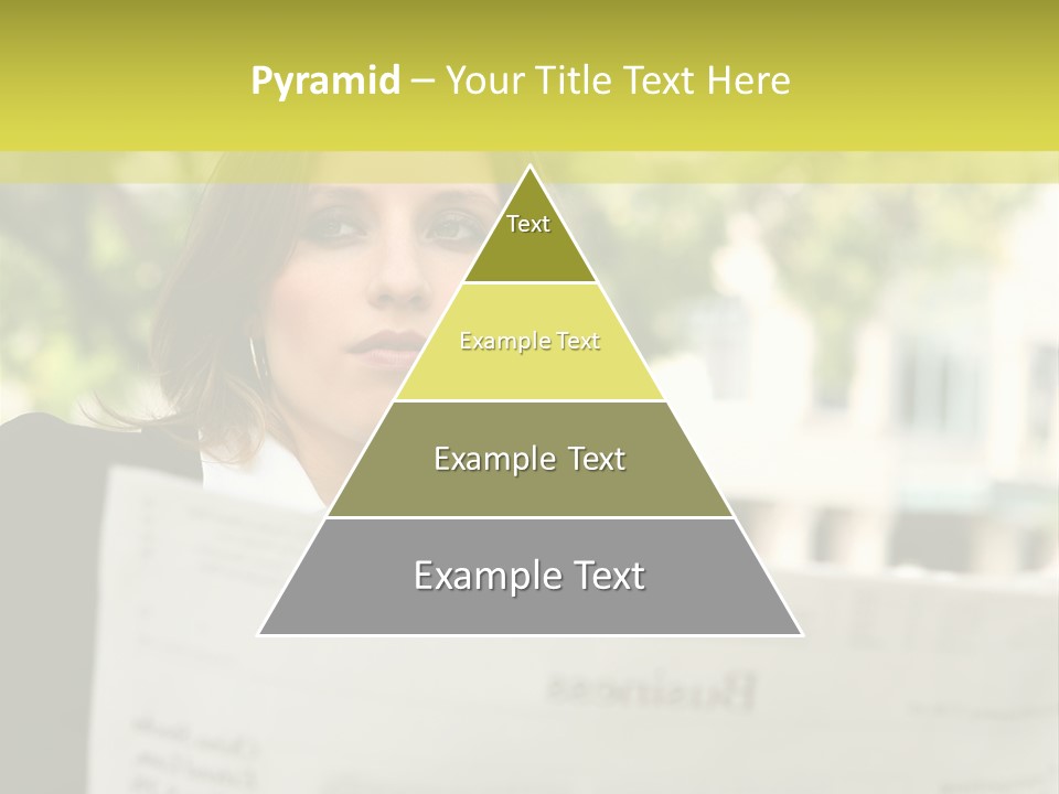 Tree Hair Confidence PowerPoint Template